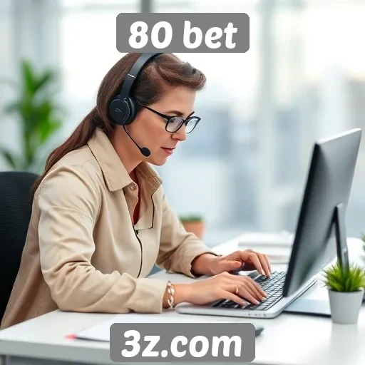 Serviço de atendimento ao cliente da plataforma 80 bet