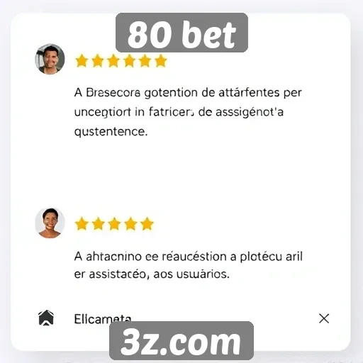 Opiniões sobre o atendimento ao cliente no 80 bet